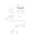 Part Location Diagram of 841861 Briggs and Stratton Cover-Carburetor